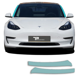 Für Tesla Modell Y 2020- Scheinwerfer Klar Steinschlag Lackschutz Folie Set