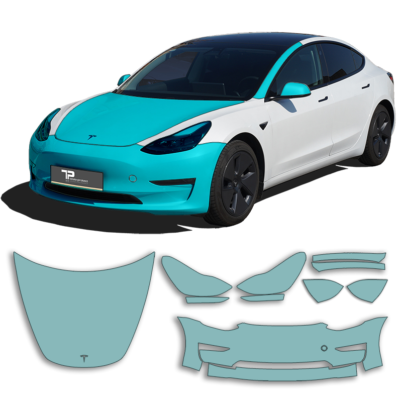 Model 3 Highland Sidekit small - Paint Protection Film (PPF) for
