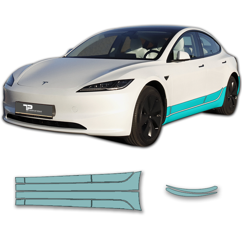 WIDE BODY KIT for TESLA Model Y FRONT BUMPER SIDE SKIRTS ARCHES
